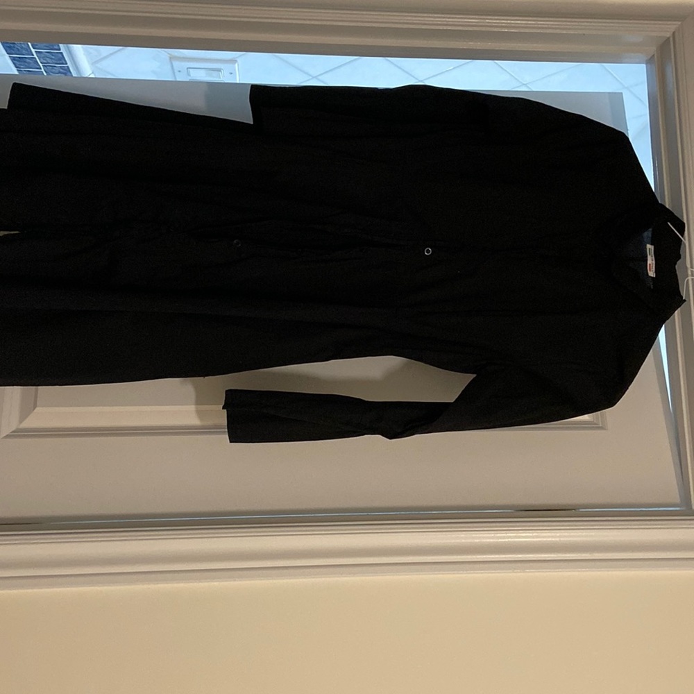 Black Cotton shirt dress size M - Picture 1 of 3